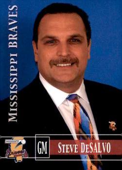 2005 Grandstand Mississippi Braves #NNO Steve DeSalvo Front