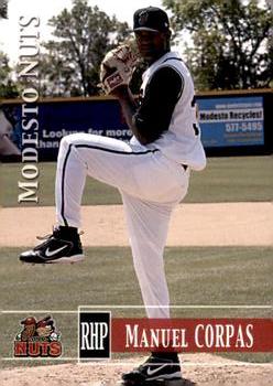 2005 Grandstand Modesto Nuts #NNO Manuel Corpas Front