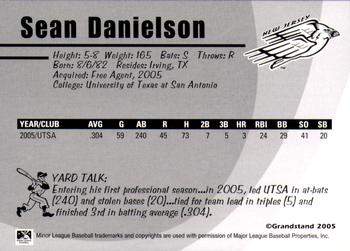 2005 Grandstand New Jersey Cardinals #NNO Sean Danielson Back