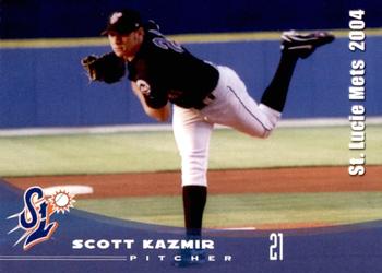 2004 Grandstand St. Lucie Mets #NNO Scott Kazmir Front