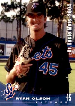 2004 Grandstand St. Lucie Mets #NNO Ryan Olson Front
