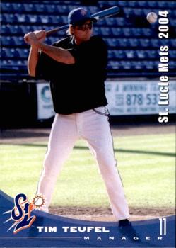 2004 Grandstand St. Lucie Mets #NNO Tim Teufel Front