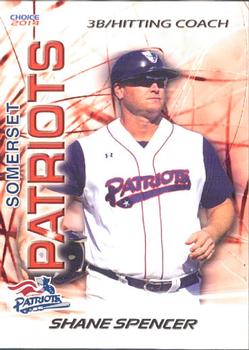 2014 Choice Somerset Patriots #2 Shane Spencer Front
