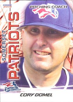 2014 Choice Somerset Patriots #3 Cory Domel Front