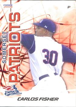 2014 Choice Somerset Patriots #8 Carlos Fisher Front