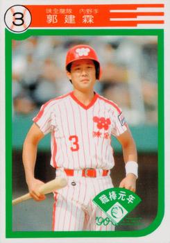 1990 Chiclets CPBL #32 Chien-Lin Kuo Front