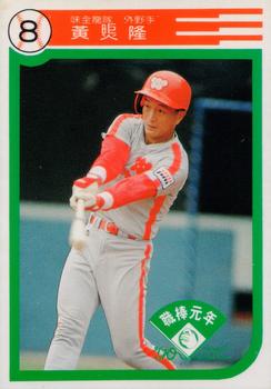 1990 Chiclets CPBL #38 Chiung-Lung Huang Front