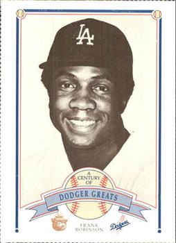 1989 Los Angeles Dodgers Greats Smokey #24 Frank Robinson Front