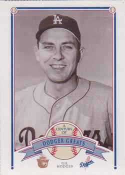 1989 Los Angeles Dodgers Greats Smokey #54 Gil Hodges Front