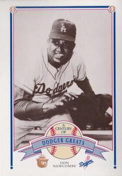 1989 Los Angeles Dodgers Greats Smokey #55 Don Newcombe Front