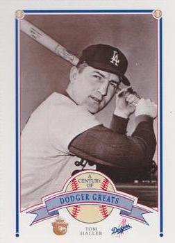 1989 Los Angeles Dodgers Greats Smokey #74 Tom Haller Front
