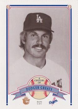 1989 Los Angeles Dodgers Greats Smokey #82 Ron Cey Front