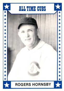 1980 TCMA All Time Chicago Cubs #011 Rogers Hornsby Front