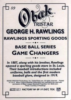 2009 TriStar Obak #89 George H. Rawlings Back