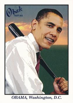 2009 TriStar Obak #100a Barack Obama Front