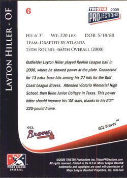 2009 TriStar PROjections #6 Layton Hiller Back