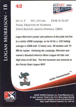 2009 TriStar PROjections #42 Logan Morrison Back