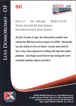 2009 TriStar PROjections #80 Luis Domoromo Back