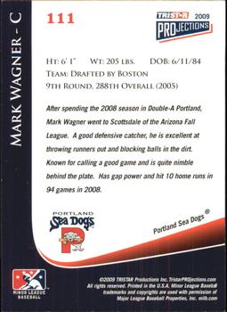 2009 TriStar PROjections #111 Mark Wagner Back