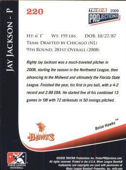 2009 TriStar PROjections #220 Jay Jackson Back