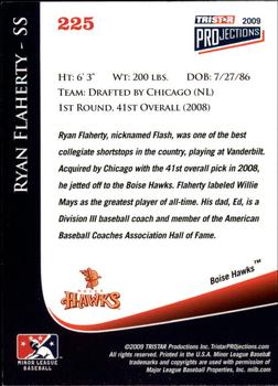 2009 TriStar PROjections #225 Ryan Flaherty Back