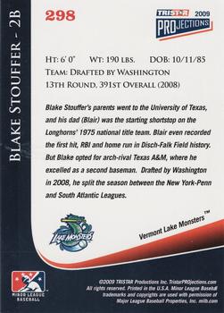 2009 TriStar PROjections #298 Blake Stouffer Back