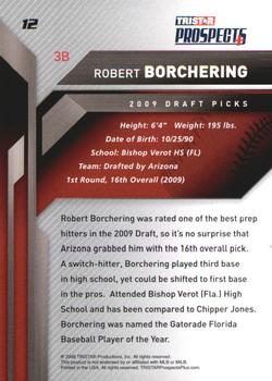 2009 TriStar Prospects Plus #12 Robert Borchering Back