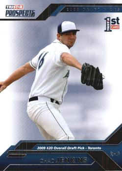 2009 TriStar Prospects Plus #15 Chad Jenkins Front