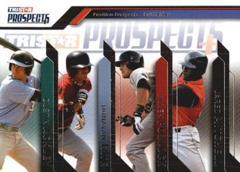 2009 TriStar Prospects Plus #89 Dustin Ackley / Donavan Tate / Allen Pollock / Jared Mitchell Front