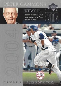 2004 UD Rivals - What If #WI-2 Alex Rodriguez Front