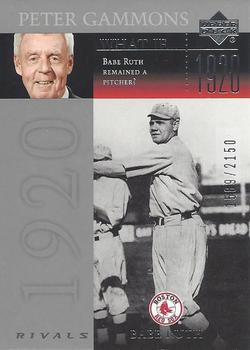 2004 UD Rivals - What If #WI-4 Babe Ruth Front
