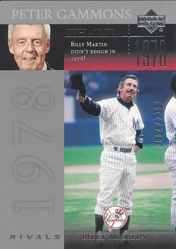 2004 UD Rivals - What If #WI-5 Billy Martin Front
