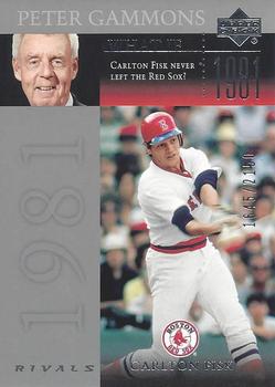 2004 UD Rivals - What If #WI-8 Carlton Fisk Front