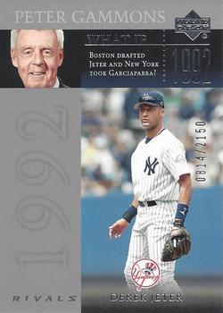 2004 UD Rivals - What If #WI-9 Derek Jeter Front