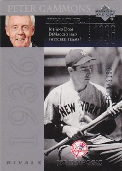 2004 UD Rivals - What If #WI-11 Joe DiMaggio Front
