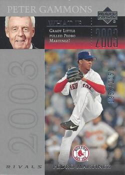 2004 UD Rivals - What If #WI-14 Pedro Martinez Front