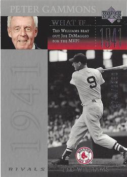2004 UD Rivals - What If #WI-18 Ted Williams Front