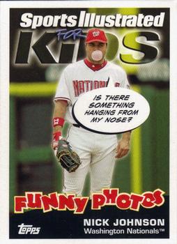2006 Topps Opening Day - Sports Illustrated For Kids #16 Nick Johnson / Randy Johnson Front