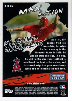 2006 Topps Opening Day - Sports Illustrated For Kids #1 Vladimir Guerrero Back