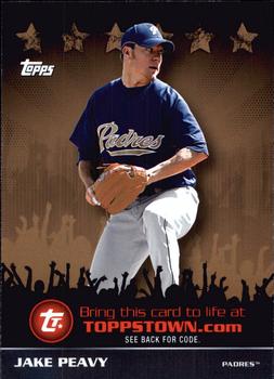 2009 Topps - Ticket to ToppsTown Gold #TTT10 Jake Peavy Front