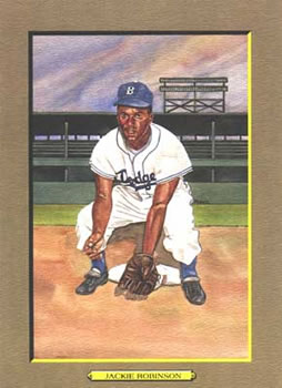 1985 Perez-Steele Great Moments Series 1 #3 Jackie Robinson Front