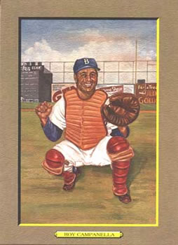 1985 Perez-Steele Great Moments Series 1 #7 Roy Campanella Front
