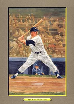 1987 Perez-Steele Great Moments Series 2 #19 Mickey Mantle Front