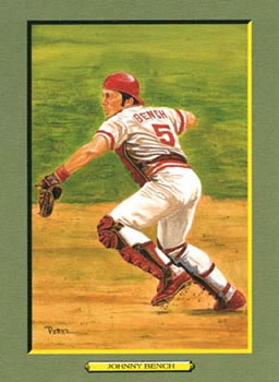 1989 Perez-Steele Great Moments Series 5 #49 Johnny Bench Front