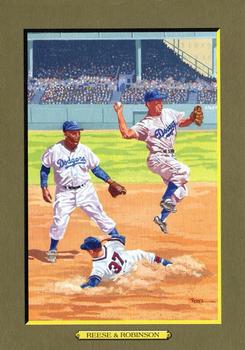 1995 Perez-Steele Great Moments Series 8 #91 Pee Wee Reese / Jackie Robinson Front