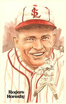 1980-01 Perez-Steele Hall of Fame Series 1-15 #27 Rogers Hornsby Front