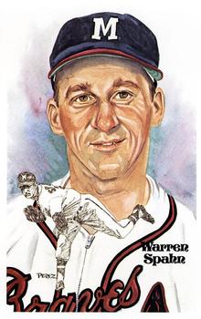 1980-01 Perez-Steele Hall of Fame Series 1-15 #139 Warren Spahn Front
