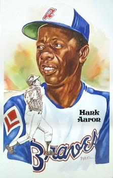 1980-01 Perez-Steele Hall of Fame Series 1-15 #177 Hank Aaron Front