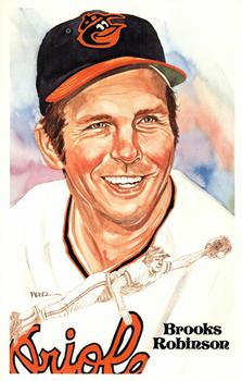 1980-01 Perez-Steele Hall of Fame Series 1-15 #184 Brooks Robinson Front