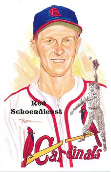 1980-01 Perez-Steele Hall of Fame Series 1-15 #203 Red Schoendienst Front